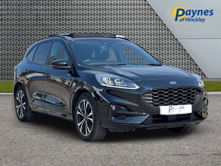 2023 Ford Kuga ST-Line X Edition 2.5L 190PS fHEV AUTO Agate Black HEATED SEATS 