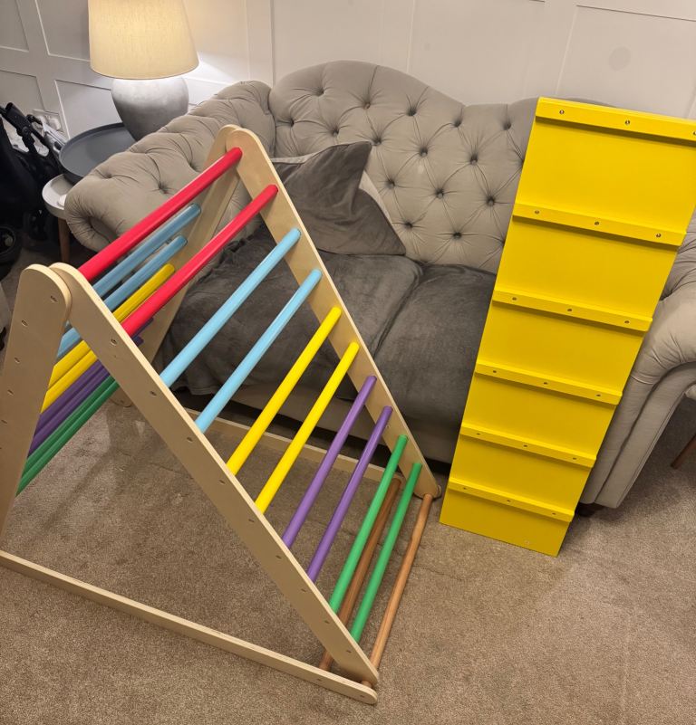 Kids Indoor Wooden Climbing Frame