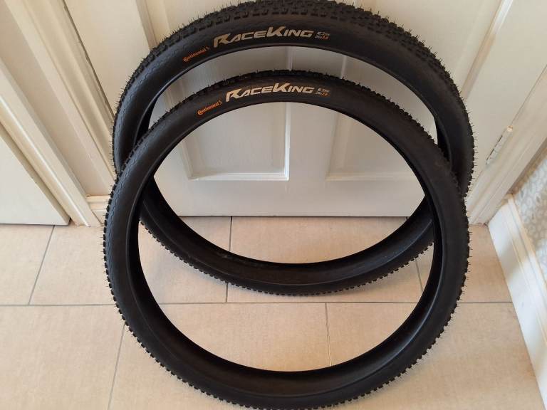MTB Tyres - 2 Continental race king mbt tyres 26 x 2.0 inch