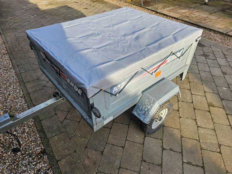Erde 102 tipping trailer 