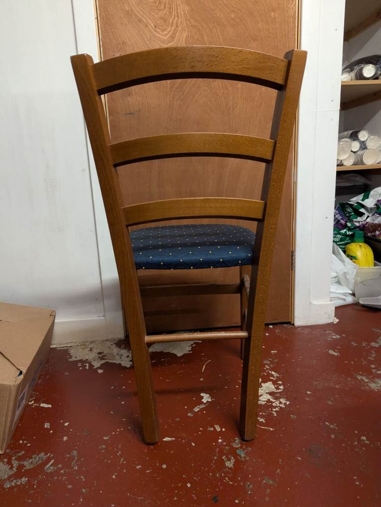 Set of wooden chairs