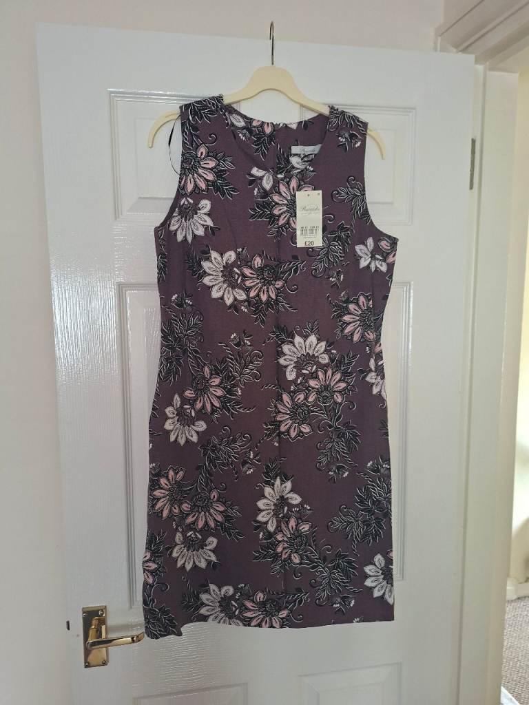 Peacocks Purple Flower dress