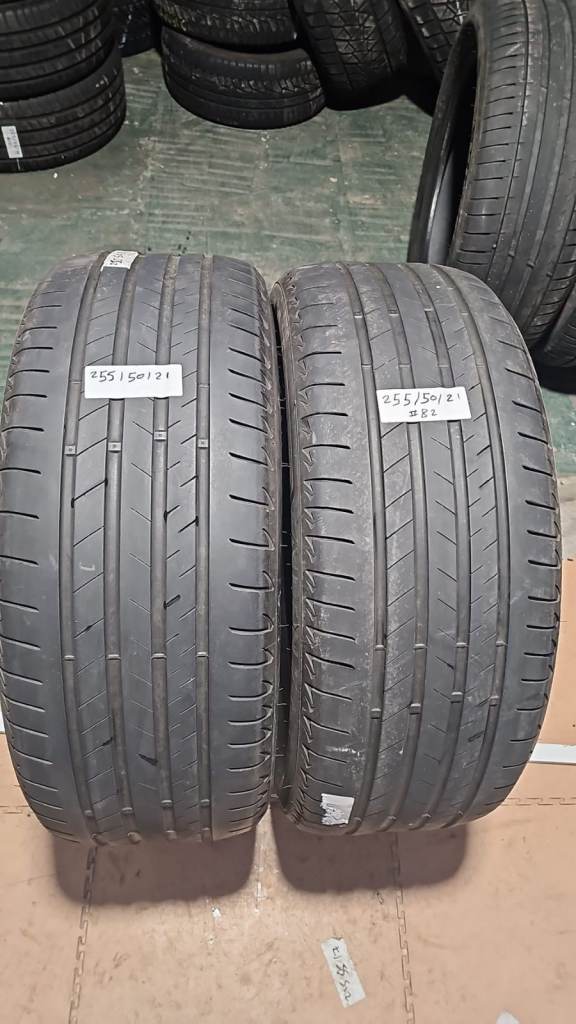 2X 255/50 R21 Bridgestone Alenza 001 109Y 255/50/21 (6-6.1mm)