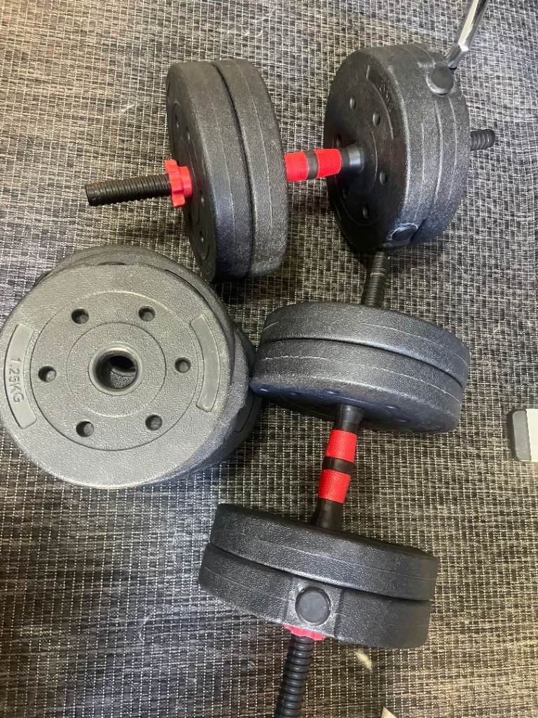 Adjustable Dumbbell / Barbell 40kg set