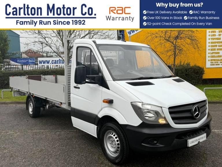 2018 Mercedes-Benz Sprinter 2.1 314 CDI C/Cab 2dr DROPSIDE XLWB RWD 17FT BODY 140 bhp) DROPSIDE D...