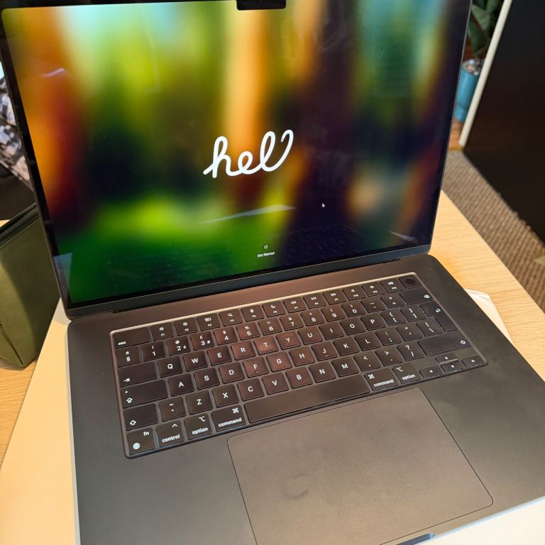 Apple MacBook Air 15-inch in Midnight with M3 chip, 16GB memory and 512GB storage