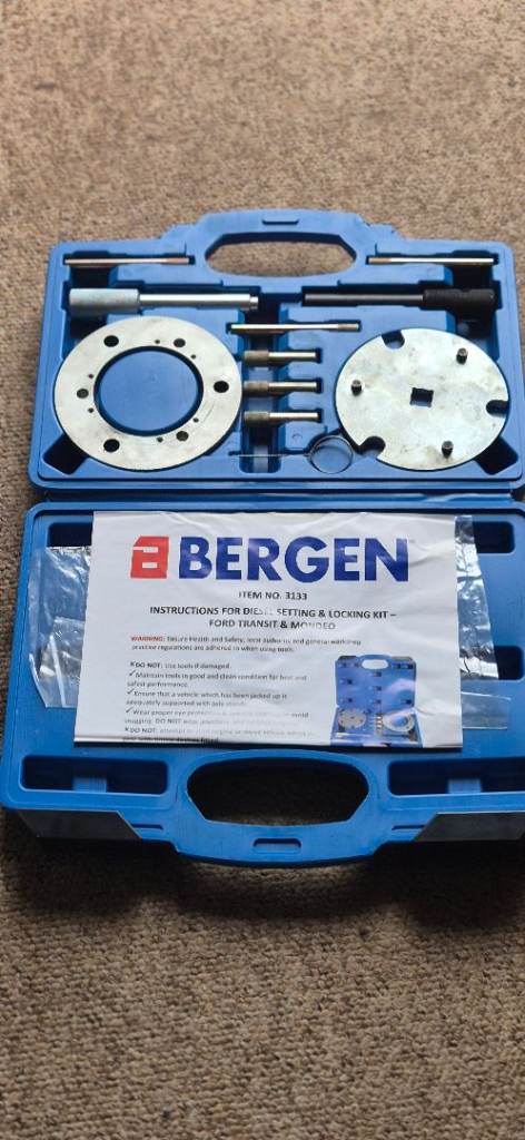 Bergen diesel setting and locking kit
