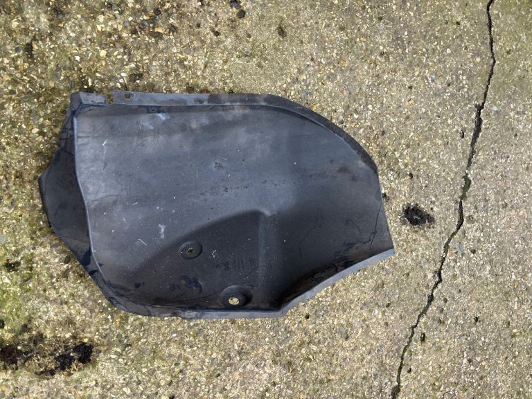 Dacia Duster 67 plate ns and os rear wheel arches