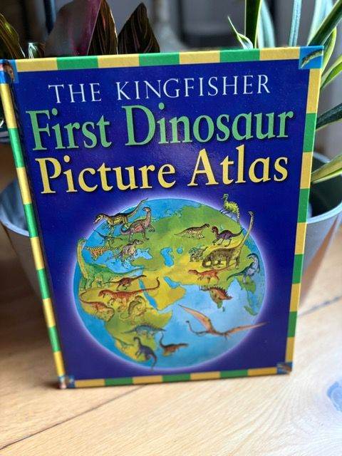 Kids Book The Kingfisher First Dinosaur 🦖 Picture Atlas - Educational and Fun