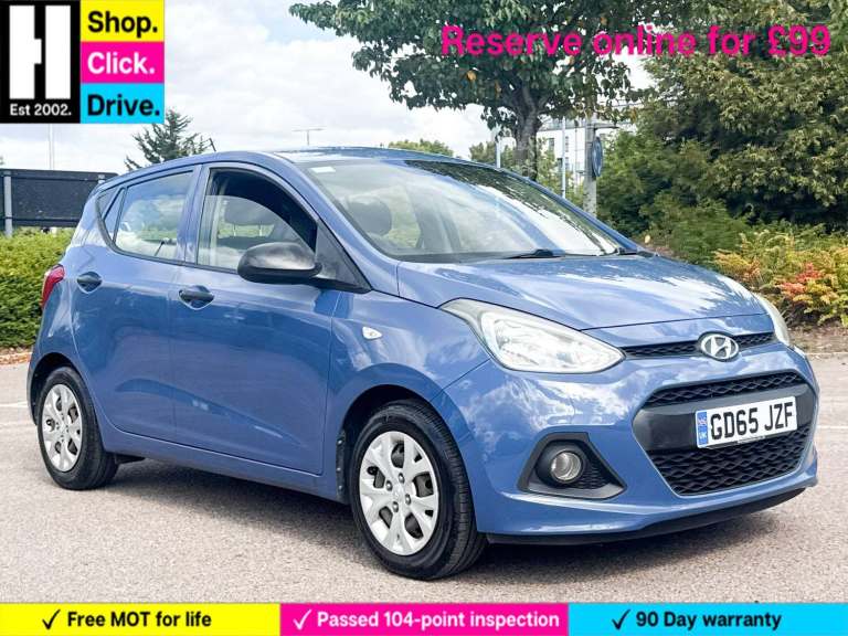 2015 Hyundai i10 1.0 S Hatchback 5dr Petrol Manual Euro 6 (66 ps) HATCHBACK Petrol Manual