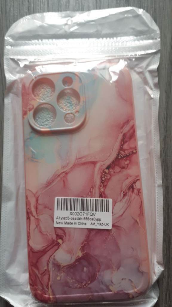 New Pink Marble Phone Case for iPhone – Unused