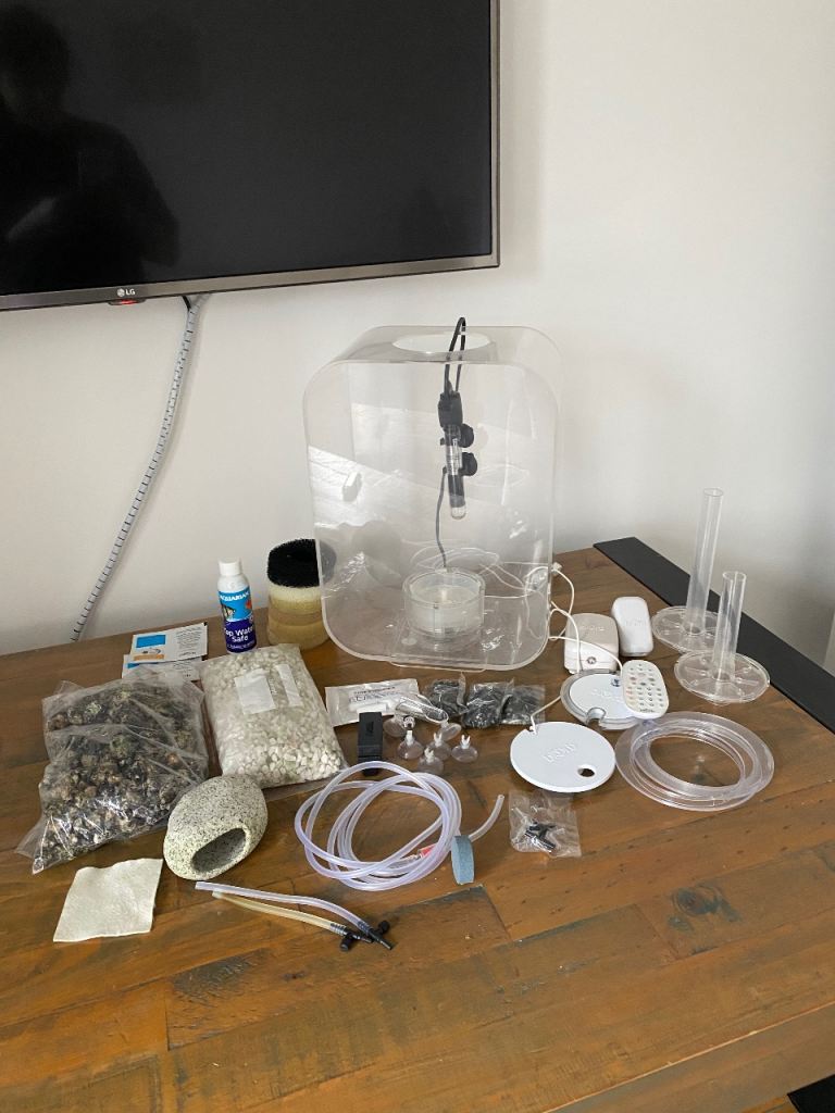 Biorb Life 15 litre aquarium tank with lots of extras