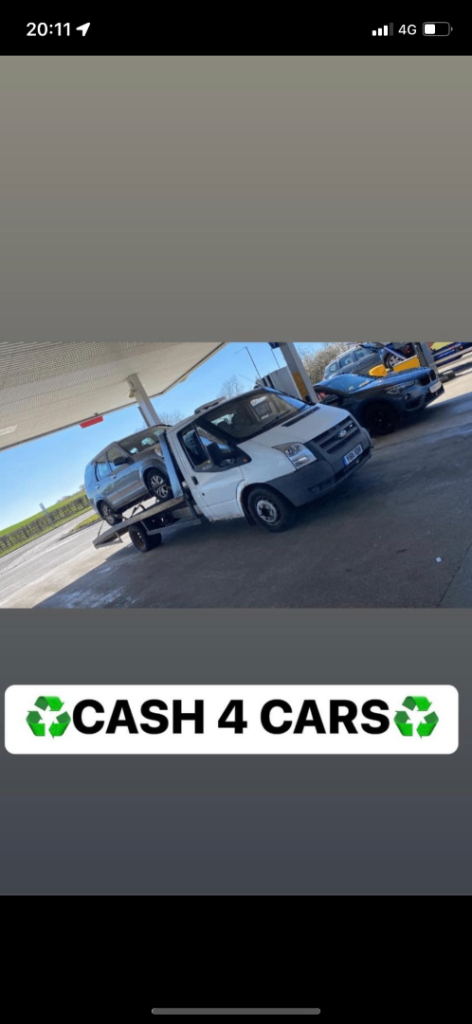 Scrap cars vans 4x4s