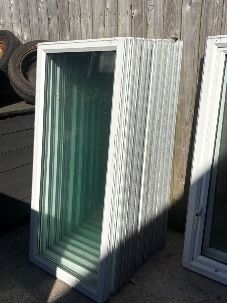 White pvc window 