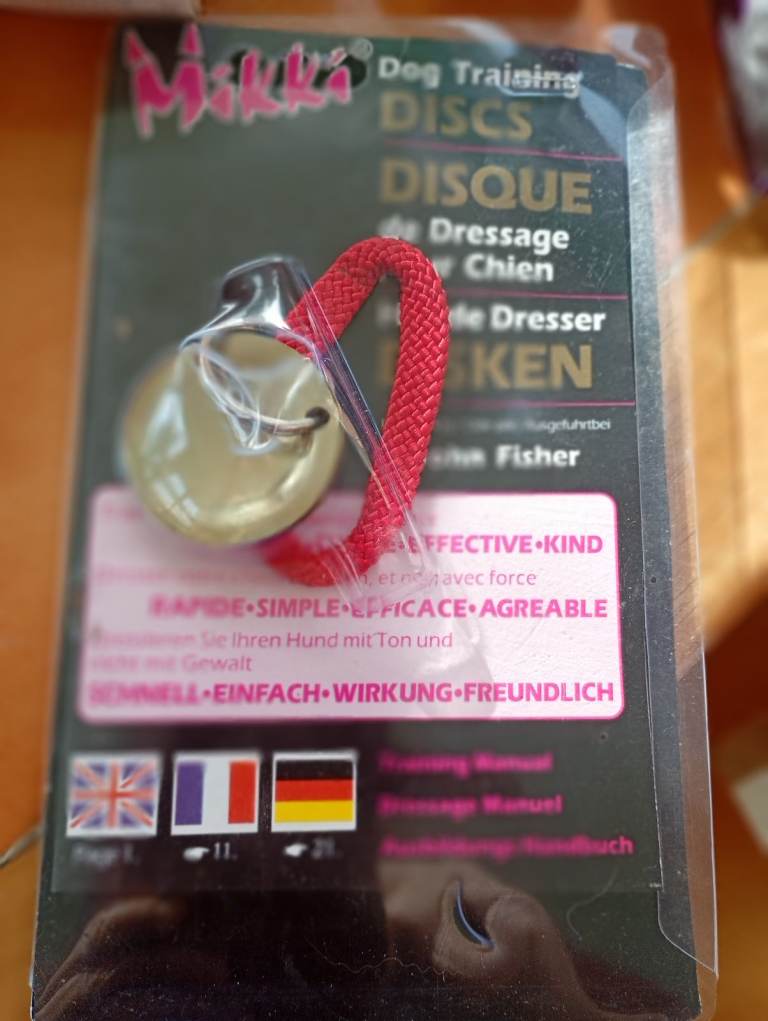 Dog training discs and training manual for dogs