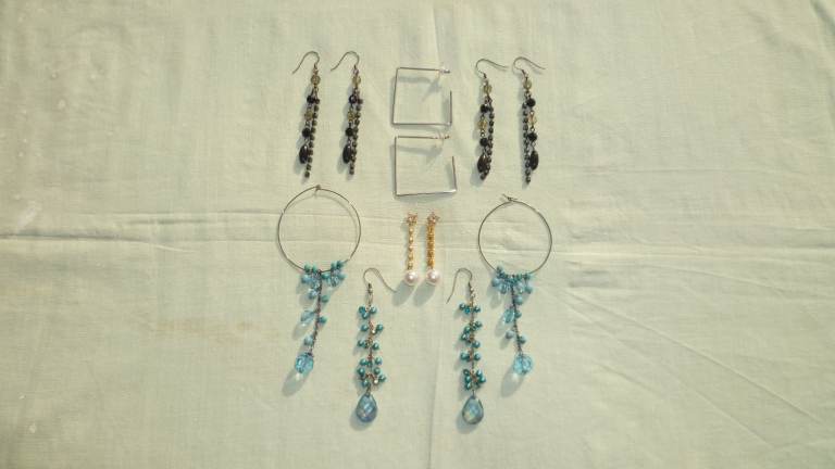 Assorted Ladies Fish Hook Post Earrings | £1.00p Each | £5.00p For All | Job-Lot | New | Unboxed