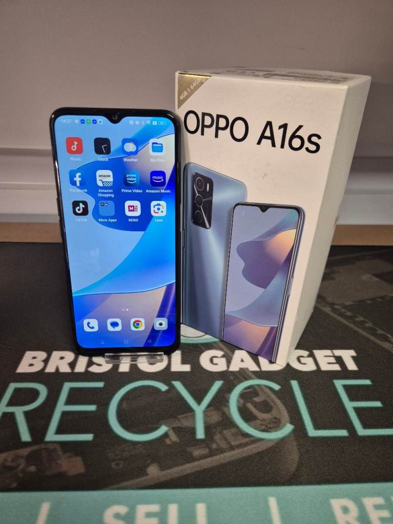 Oppo A16S Black Dual Sim 64GB Unlocked + Boxed + 3 Months Warranty