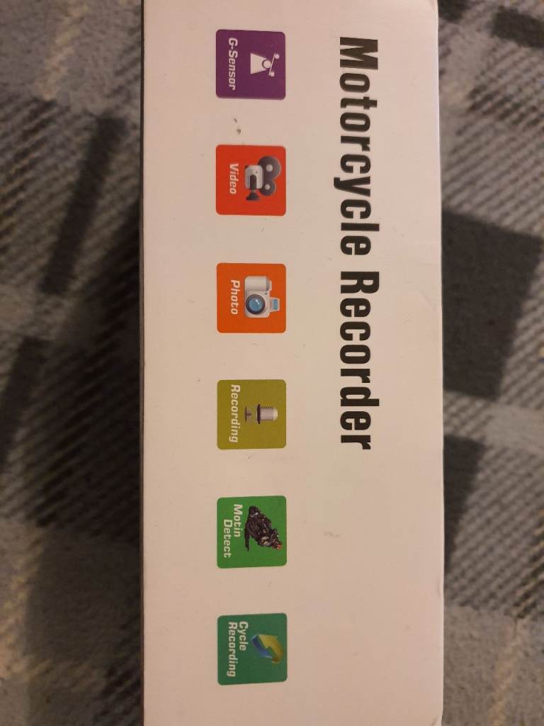 Motorcycle CCTV kit full HD 2 cameras, DVR. NEW