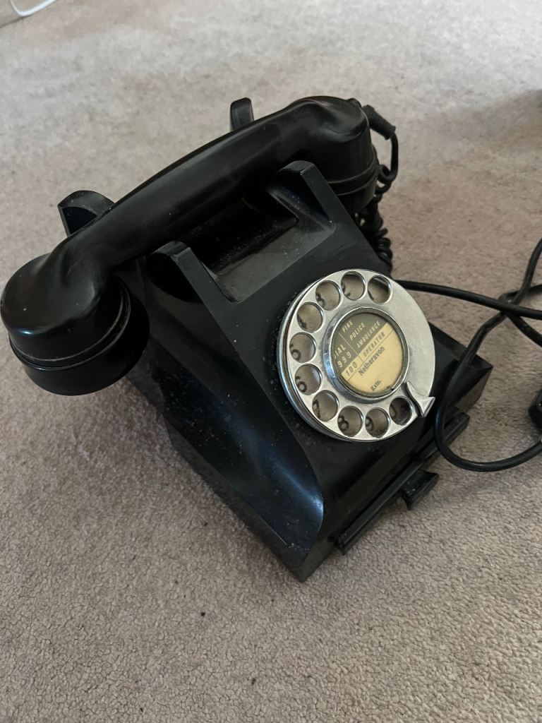 Vintage Bakelite telephone
