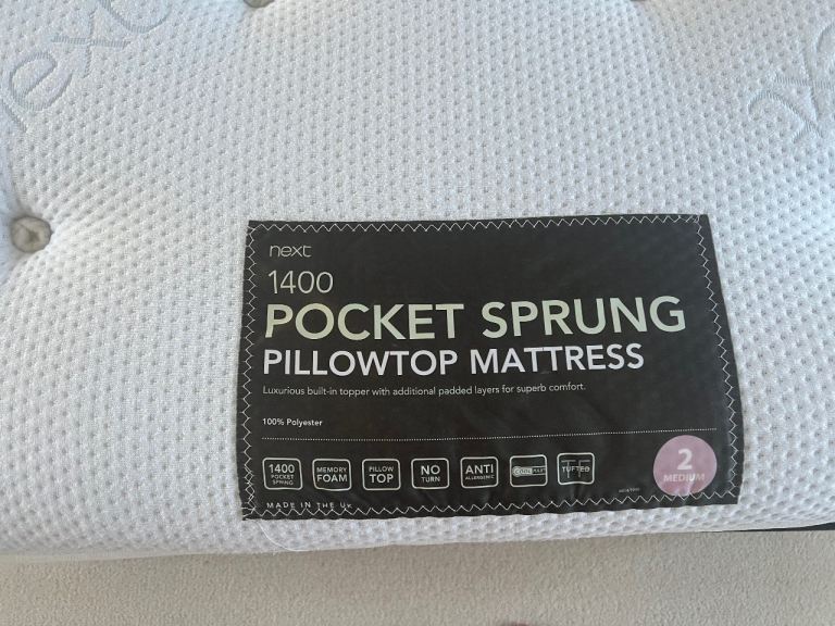 Single Bed and Mattress from Next