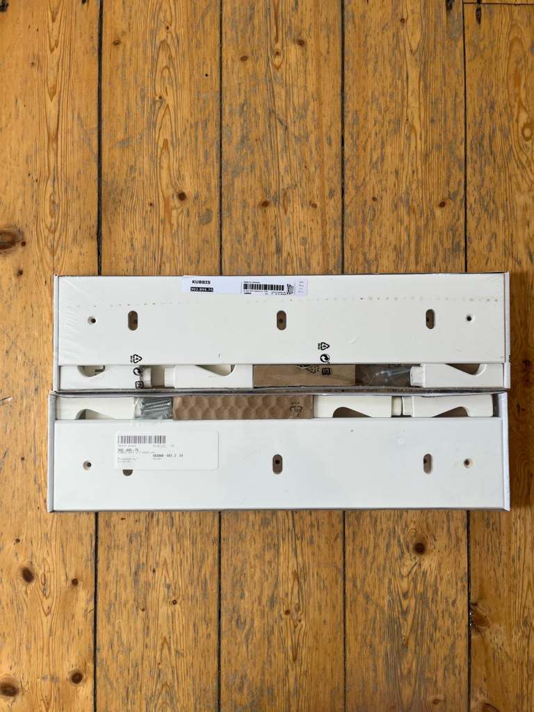 IKEA KUBBIS Coat Rack – White, New in Box x 2