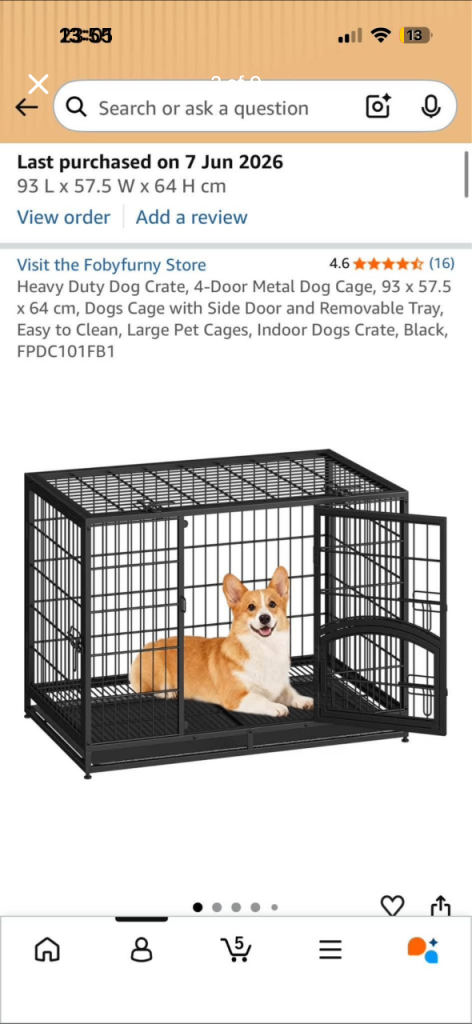 Dog crate