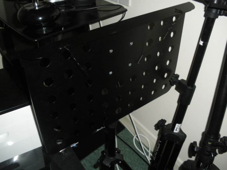 large height adjustable music stand