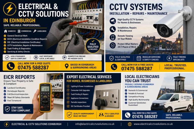 Professional Electrical & CCTV Services – Fast, Reliable & Local