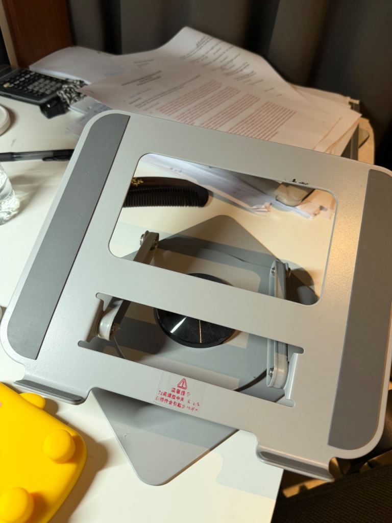Adjustable Laptop Stand – Silver, Good Condition