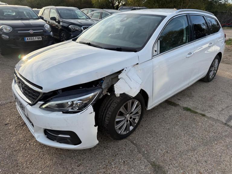 2021 Peugeot 308 1.5 BlueHDi 130 Allure Premium Accident Damaged Repairs Salvage Auto ESTATE Dies...