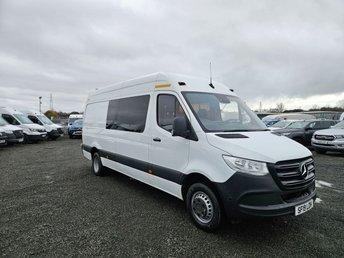 2019 ON 19 PLATE MERCEDES BENZ SPRINTER S16CDI LWB CREW VAN 79K ULEZ FREE ZONE
