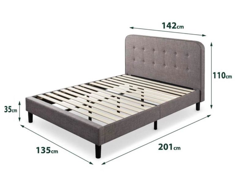 King size bed frame , Like New 