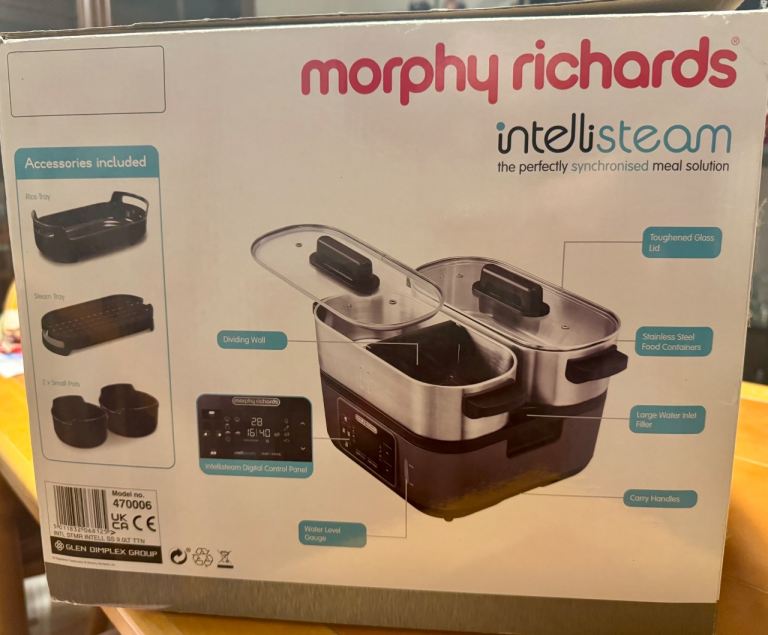 NEW Morphy Richards Intellisteam Steamer
