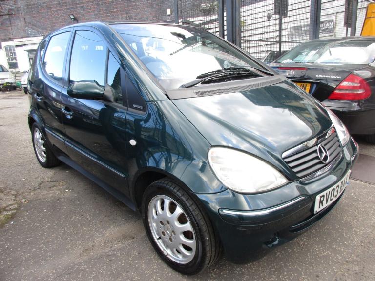 2003 (03) MERCEDES A CLASS 160 ELEGANCE , AUTOMATIC , LEATHER, CAZ & ULEZ EXE , 