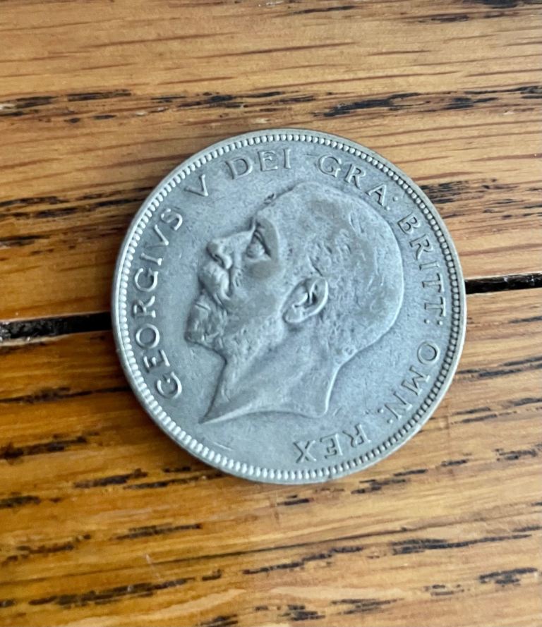 Half crown coin 