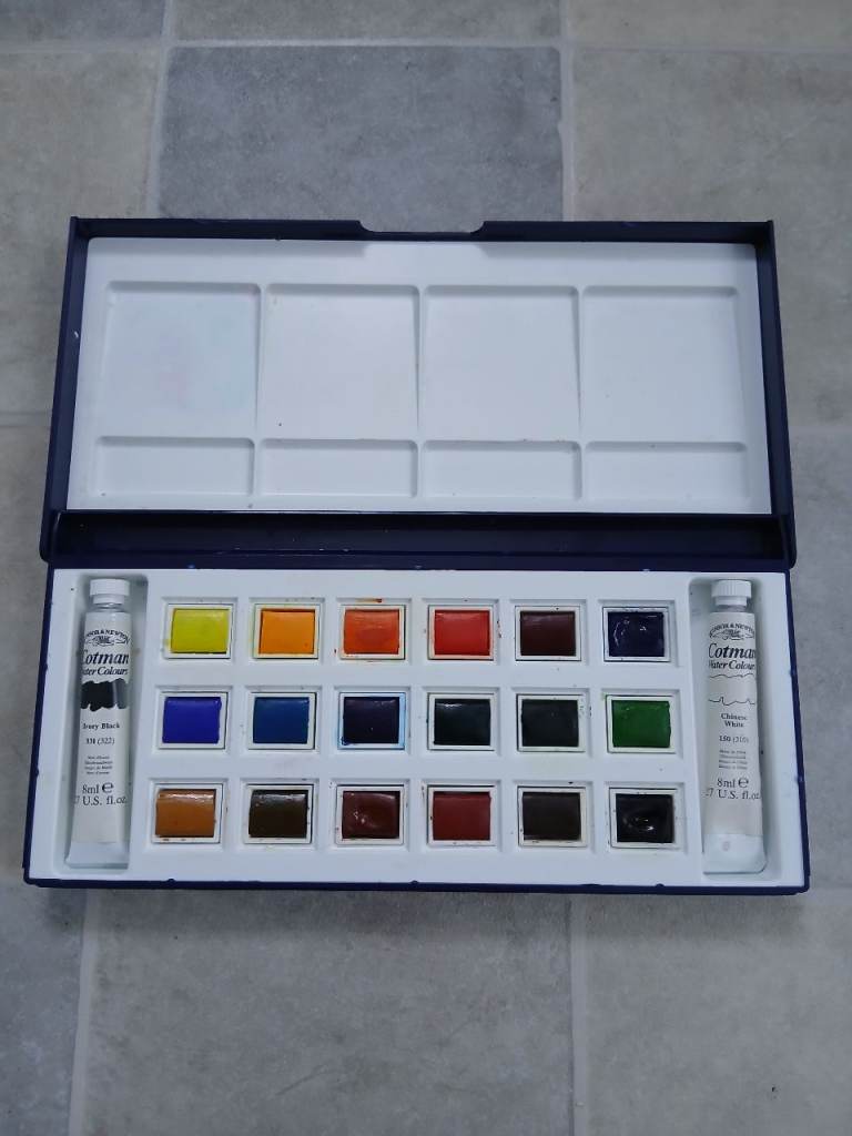 Windsor and Newton 20 piece water colour set
