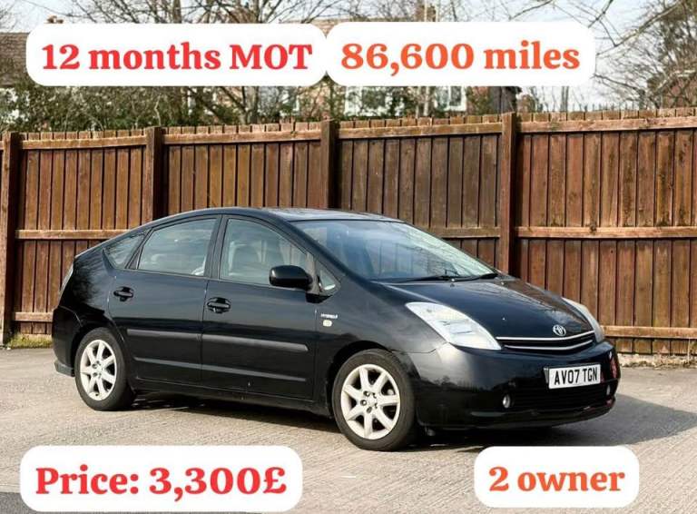TOYOTA PRIUS 1.5 VVTI T-SPIRIT HYBRID 2007 Automatic 