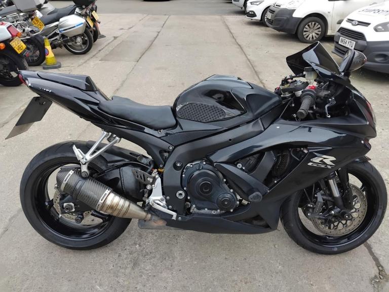 2009 09 SUZUKI GSXR 750 K8 GSXR750 SPORT BIKE BLACK MOT HPI CLEAR