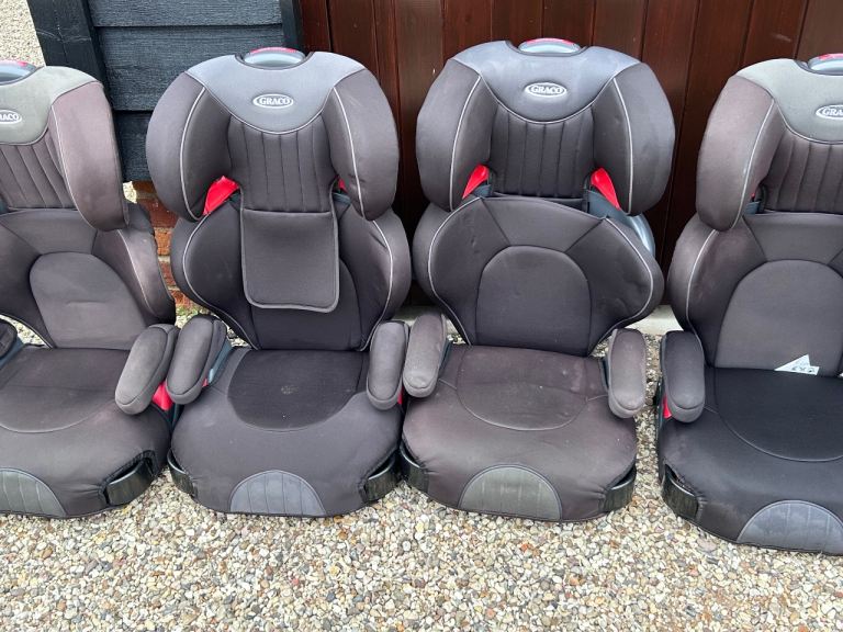 6 x Graco car booster seats 