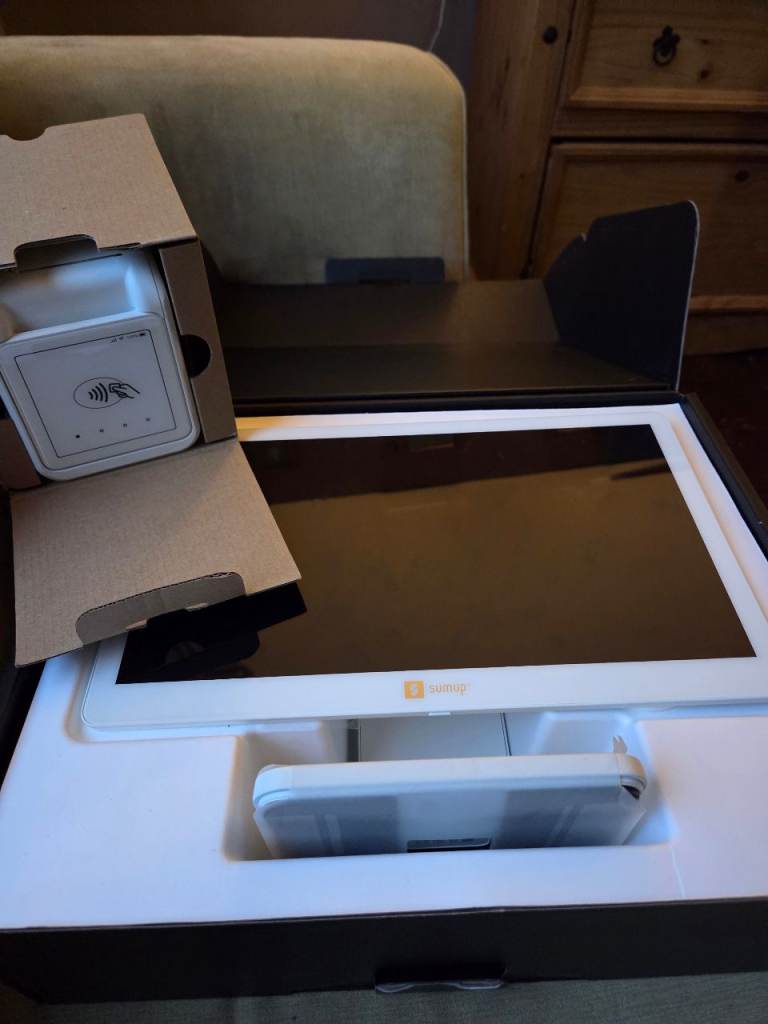 Brand New SumUp POS Lite Full Bundle – Complete Card Machine, Tablet & Printer