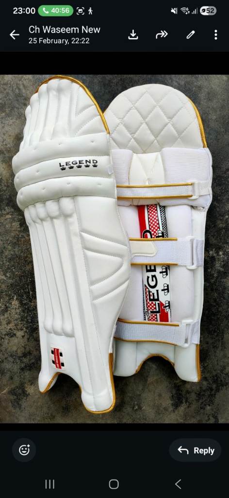 Gray nicholls legend RH batting pads