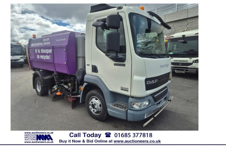 2012 DAF TRUCKS LF 45.160 EEV 4X2 (LHD) SCARAB MERLIN XP HYDROSTATIC SWEEPER ----------------- NA...