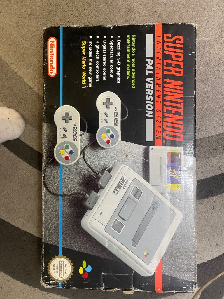 Original Super Nintendo Box