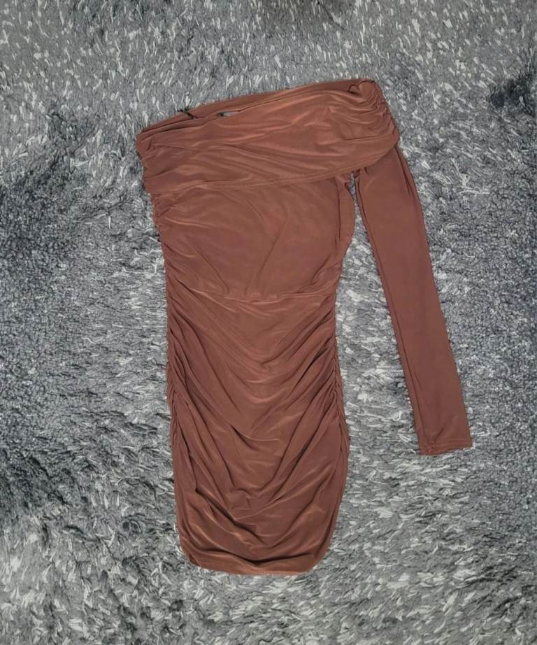 Missguided Brown mini dress size 6 - 8