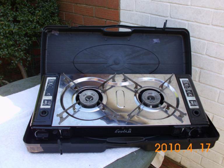 Twin Burner Camping Stove