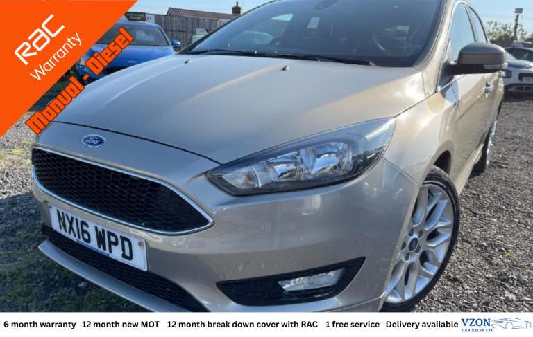 2016 Ford Focus 1.5 TDCi Zetec S Hatchback 5dr Diesel Manual Euro 6 (s/s) (120