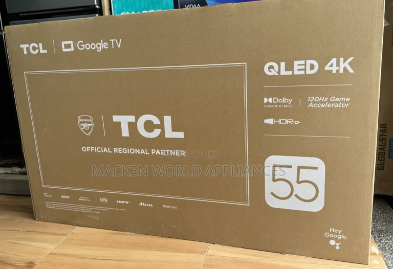 New in the box 55 inch TCL Google QLED 4 K UHD Smart tv with wi fi RRP £349 ... £240 