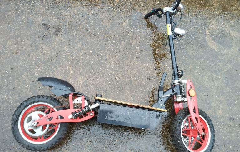FREE Loc. Del. 48v 1000w off road scooter pneumatic tyres teenager adult folding project 