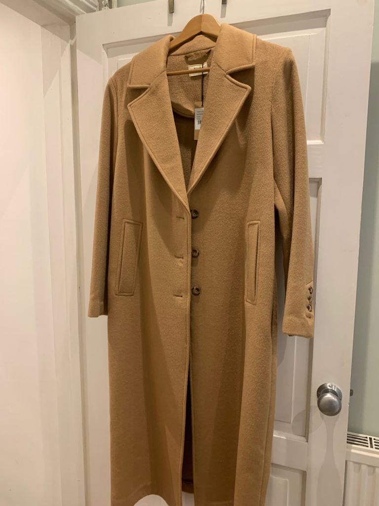 image for Hush Wool Camel Coat size 10