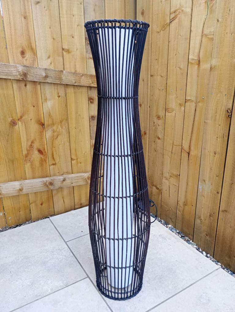 Rattan floor lamp (X2 available)